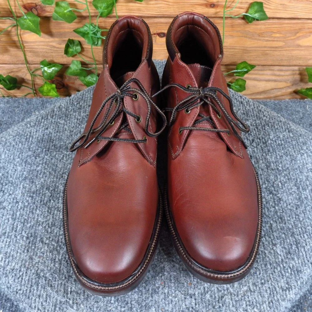 Johnston & Murphy 1850 Mens Chukka Boots Size 9.5 Dress Brown Leather 27-1263